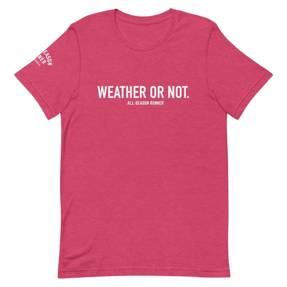 Weather or Not: Short-Sleeve Unisex Tee The All-Season Co.